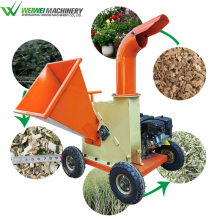 Weiwei capacity 1t wood chipper gasoline engine chipper shredder